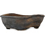 Unieke ongeglazuurde bonsaipot van Bryan Albright - 270 x 270 x 90 mm