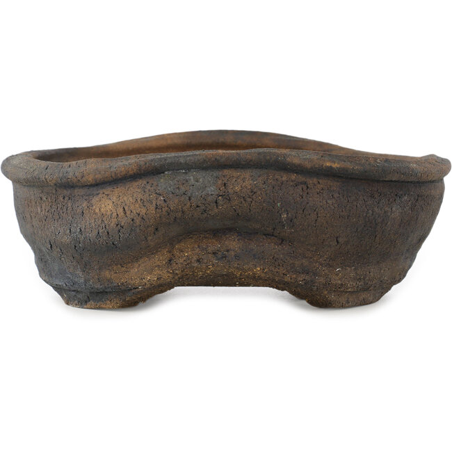 Vaso bonsai unico non smaltato di Bryan Albright - 270 x 270 x 90 mm