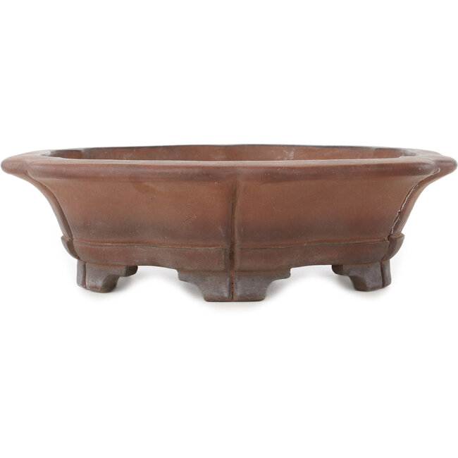 Vaso bonsai Lotus non smaltato di Sanpo - 295 x 295 x 80 mm