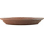 Round unglazed bonsai pot - 340 x 340 x 44 mm