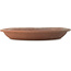Round unglazed bonsai pot - 340 x 340 x 44 mm