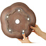 Pot à bonsaï rond en forme de fleur non émaillé par Izumiya (Zenigo) - 330 x 330 x 120 mm