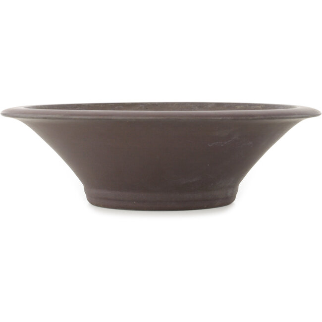 Pot à bonsaï rond non émaillé de Yamaaki - 290 x 290 x 90 mm