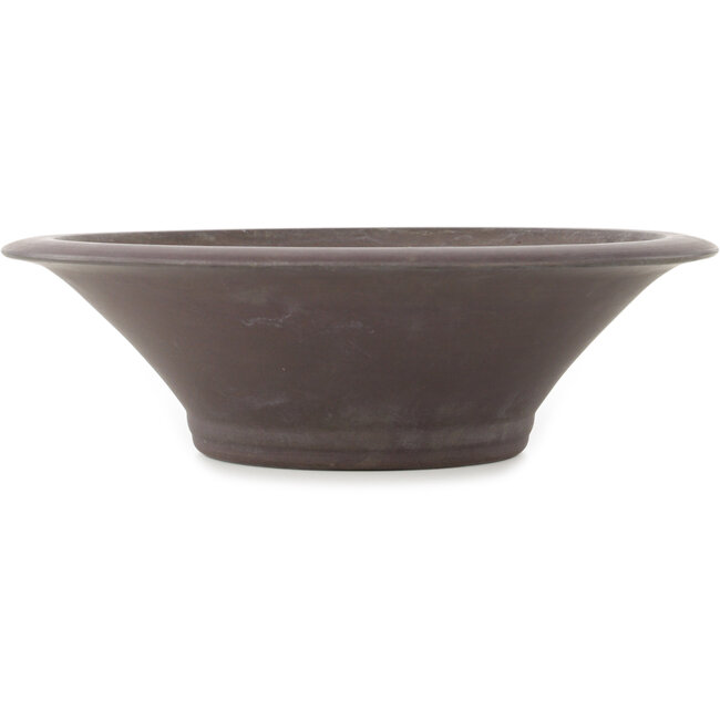 Pot à bonsaï rond non émaillé de Yamaaki - 290 x 290 x 90 mm