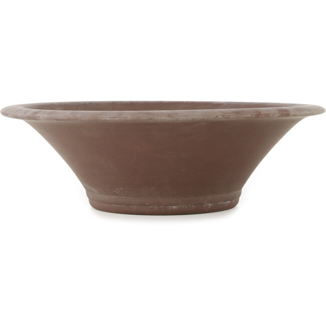 Pot à bonsaï rond non émaillé de Yamaaki - 320 x 320 x 100 mm