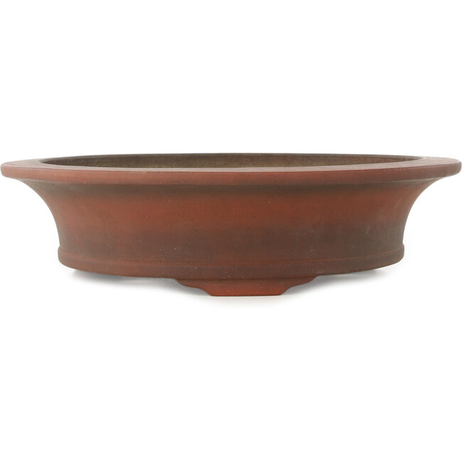 Pot à bonsaï rond non émaillé par Izumiya (Zenigo) - 345 x 345 x 85 mm