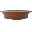 Round unglazed bonsai pot by Izumiya (Zenigo) - 345 x 345 x 85 mm