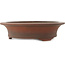 Round unglazed bonsai pot by Izumiya (Zenigo) - 345 x 345 x 85 mm