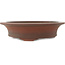 Round unglazed bonsai pot by Izumiya (Zenigo) - 345 x 345 x 85 mm