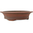 Round unglazed bonsai pot by Izumiya (Zenigo) - 345 x 345 x 85 mm