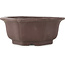 Runder, unglasierter Bonsai-Topf in Blumenform von Yamaaki - 355 x 355 x 137 mm