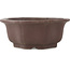 Runder, unglasierter Bonsai-Topf in Blumenform von Yamaaki - 355 x 355 x 137 mm