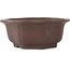 Runder, unglasierter Bonsai-Topf in Blumenform von Yamaaki - 355 x 355 x 137 mm