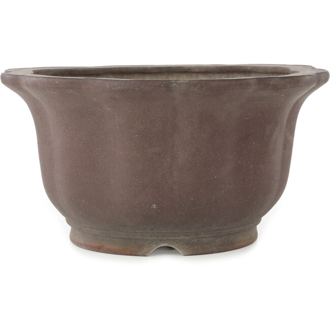 Pot à bonsaï hexagonal non émaillé de Yamaaki - 347 x 347 x 180 mm