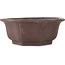 Runder, unglasierter Bonsai-Topf in Blumenform von Yamaaki - 355 x 355 x 137 mm