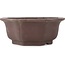 Runder, unglasierter Bonsai-Topf in Blumenform von Yamaaki - 355 x 355 x 137 mm