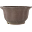 Pot à bonsaï hexagonal non émaillé de Yamaaki - 347 x 347 x 180 mm