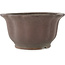 Pot à bonsaï hexagonal non émaillé de Yamaaki - 347 x 347 x 180 mm