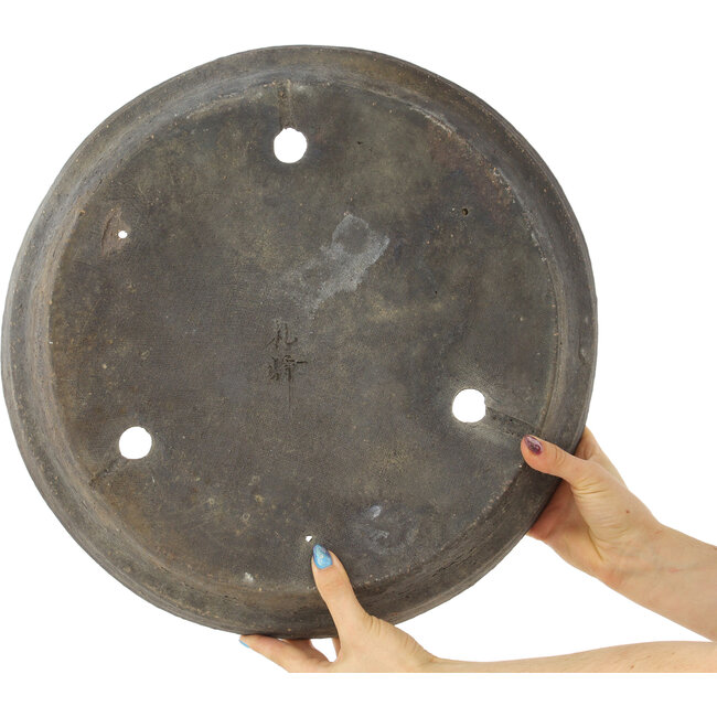 Pot à bonsaï rond non émaillé de Reiho - 430 x 430 x 75 mm