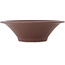 Pot à bonsaï rond non émaillé de Yamaaki - 370 x 370 x 115 mm