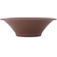 Vaso bonsai rotondo non smaltato di Yamaaki - 370 x 370 x 115 mm