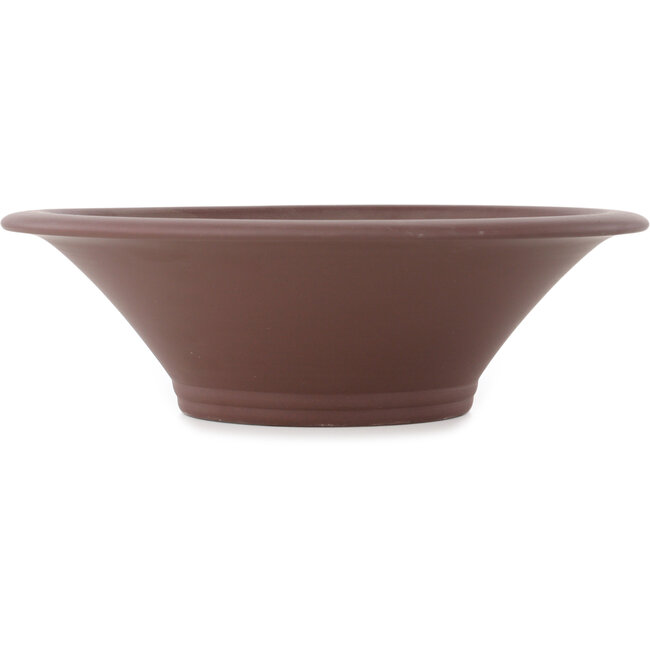 Pot à bonsaï rond non émaillé de Yamaaki - 370 x 370 x 115 mm