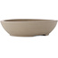 Pot à bonsaï rond non émaillé par Itouen - 330 x 330 x 80 mm