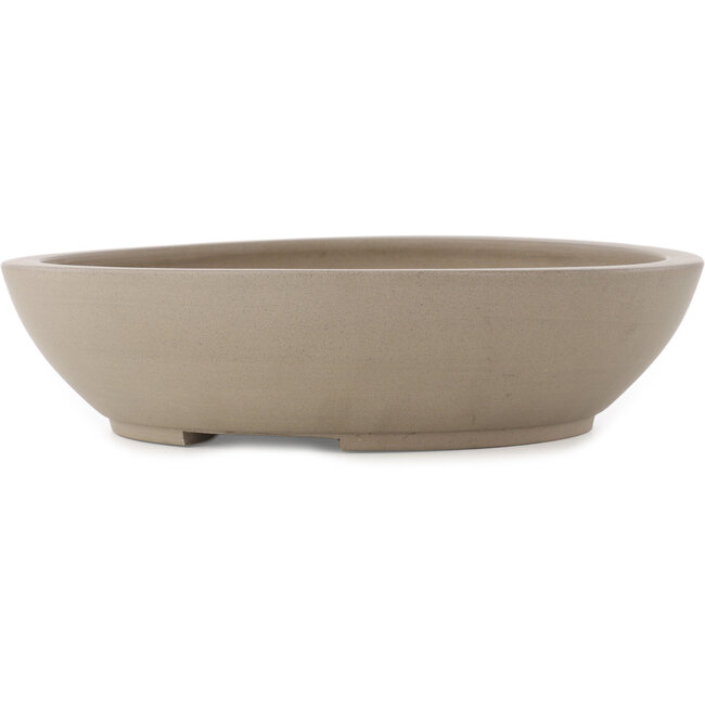 Ronde ongeglazuurde bonsaipot van Itouen - 330 x 330 x 80 mm