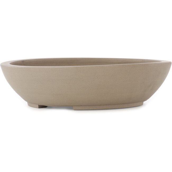 Maceta para bonsái redonda sin esmaltar de Itouen - 330 x 330 x 80 mm