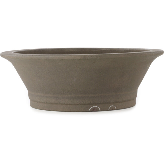 Pot à bonsaï rond non émaillé de Yamaaki - 410 x 410 x 140 mm
