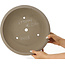 Pot à bonsaï rond non émaillé par Itouen - 330 x 330 x 80 mm