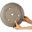 Pot à bonsaï rond non émaillé par Itouen - 330 x 330 x 80 mm