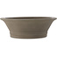 Pot à bonsaï rond non émaillé de Yamaaki - 410 x 410 x 140 mm