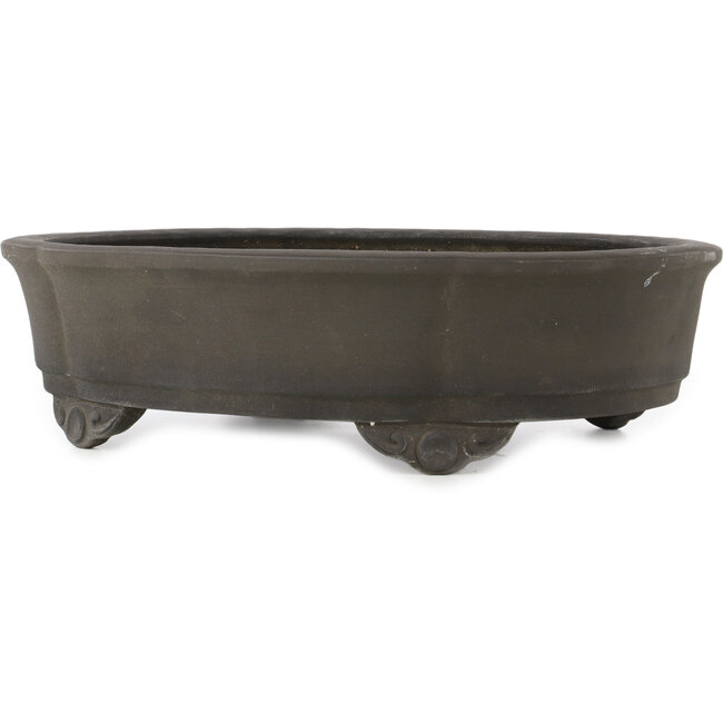 Mokko unglazed bonsai pot by Mazan - 465 x 365 x 130 mm
