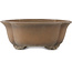 Mokko unglazed bonsai pot by Mazan - 460 x 390 x 145 mm