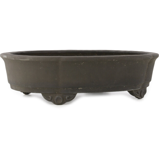 Pot à bonsaï non émaillé Mokko par Mazan - 465 x 365 x 130 mm