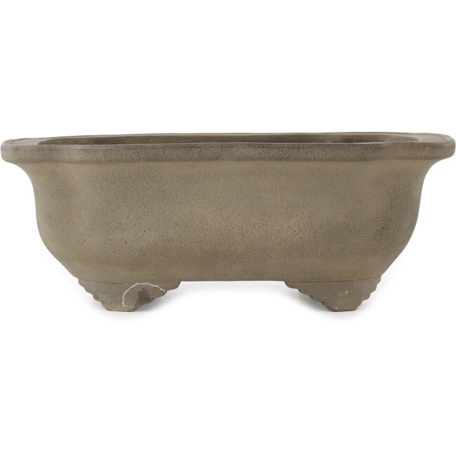 Mokko unglazed bonsai pot by Yamaaki - 435 x 358 x 160 mm