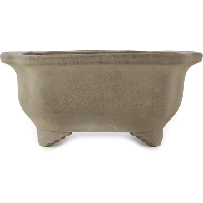 Pot à bonsaï non émaillé Mokko de Yamaaki - 435 x 358 x 160 mm