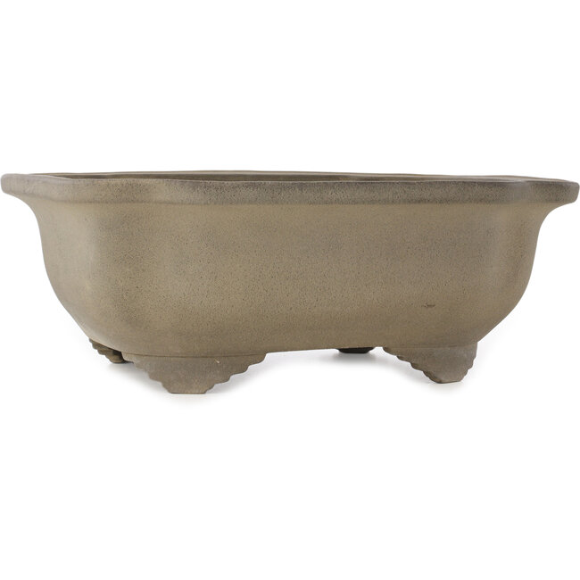 Vaso bonsai Mokko non smaltato di Yamaaki - 435 x 358 x 160 mm