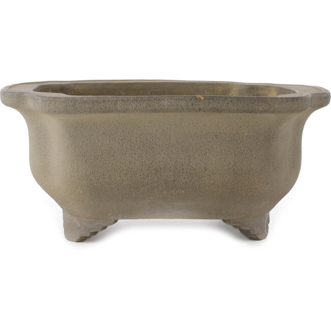 Pot à bonsaï non émaillé Mokko de Yamaaki - 435 x 358 x 160 mm