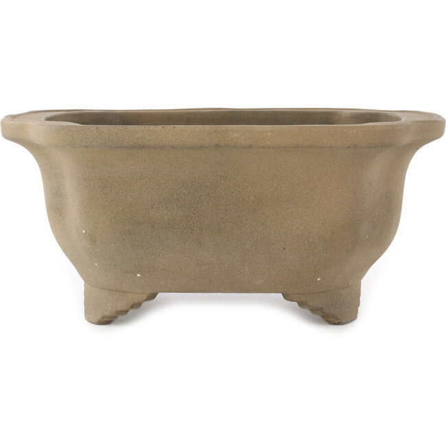 Pot à bonsaï non émaillé Mokko de Yamaaki - 440 x 368 x 168 mm