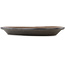 Ovale ongeglazuurde bonsai pot - 395 x 300 x 45 mm
