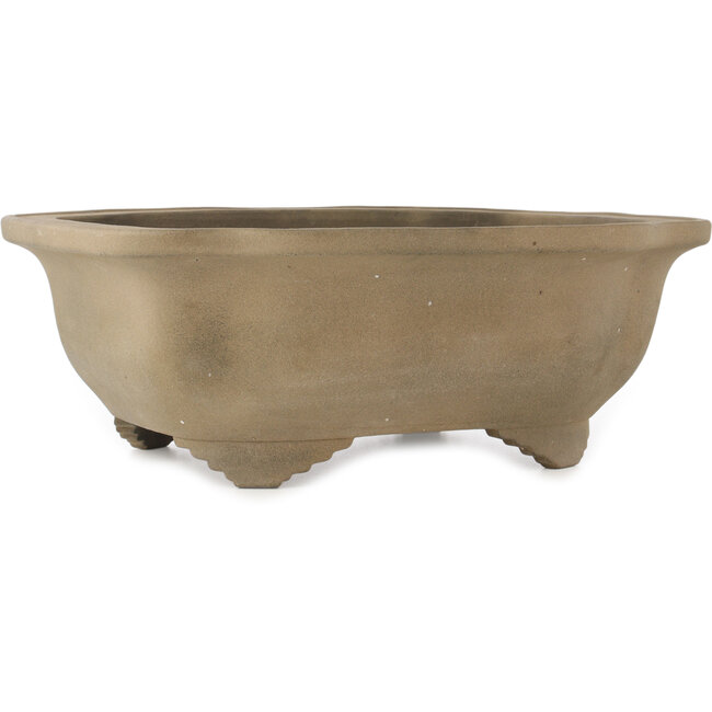 Vaso bonsai Mokko non smaltato di Yamaaki - 440 x 368 x 168 mm