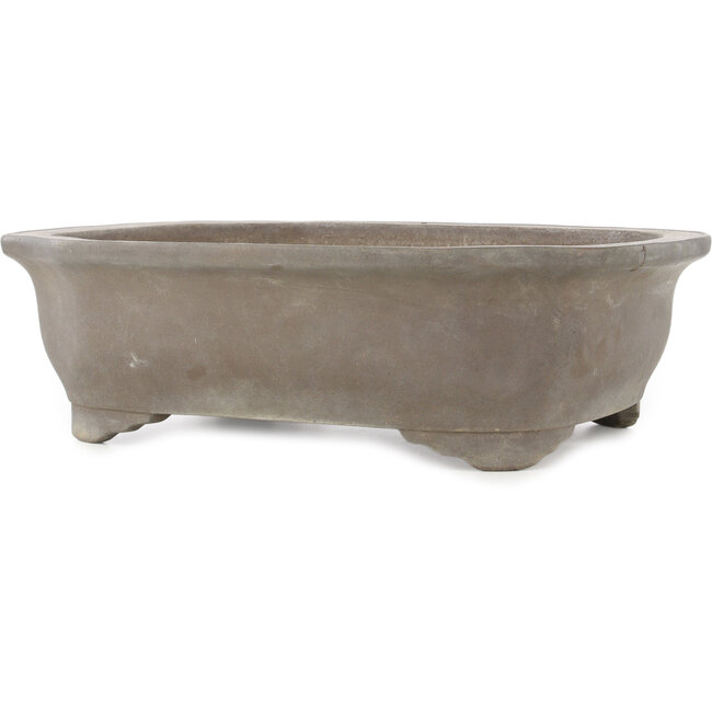 Mokko unglazed bonsai pot by Keizan - 453 x 365 x 140 mm