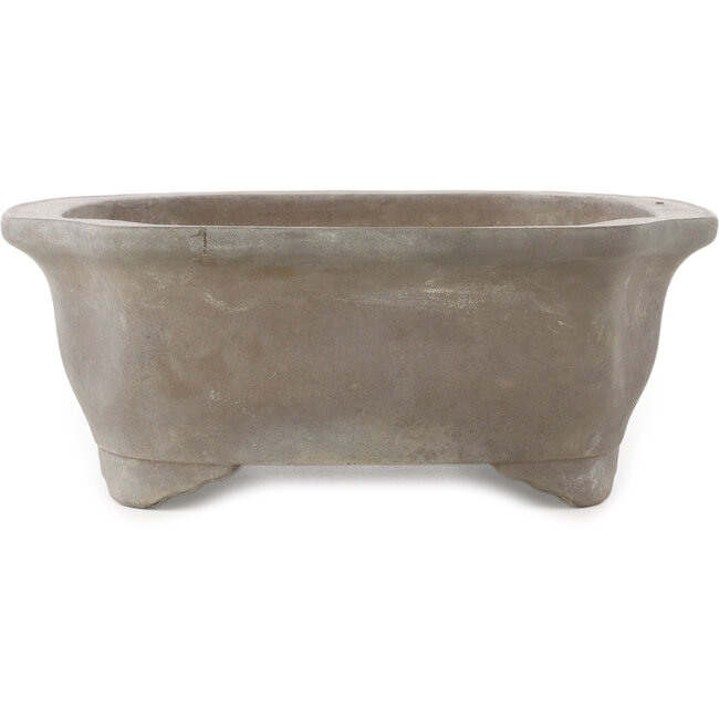 Maceta para bonsái sin esmaltar Mokko de Keizan - 453 x 365 x 140 mm