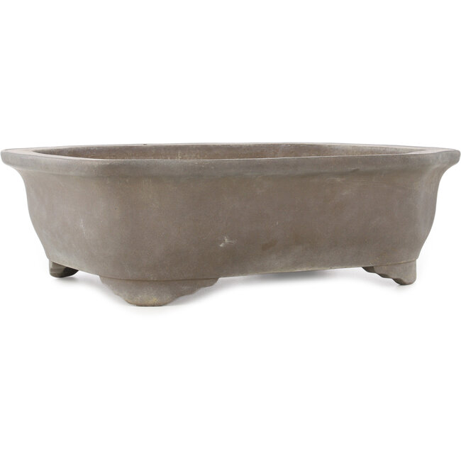 Mokko unglazed bonsai pot by Keizan - 453 x 365 x 140 mm
