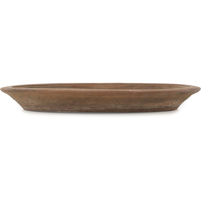 Pot à bonsaï ovale non émaillé - 490 x 370 x 50 mm