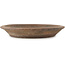 Pot à bonsaï ovale non émaillé - 490 x 370 x 50 mm