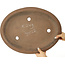 Pot à bonsaï ovale non émaillé - 490 x 370 x 50 mm