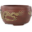 Vaso bonsai rotondo non smaltato di Yixing - 170 x 170 x 97 mm